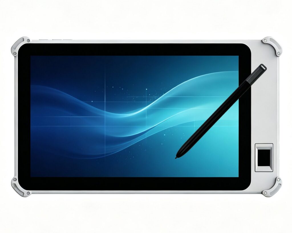YFB102-G 10-inch mobile signature pad with fingerprint scanner